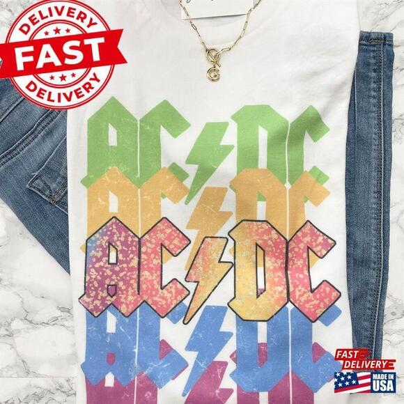 Tops | Ac Dc Colors Shirt Classic | Poshmark